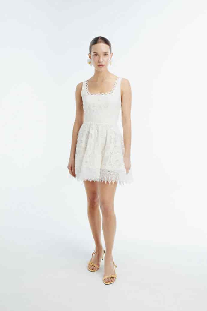 HAVANA MINI DRESS WHITE - miniatura 6