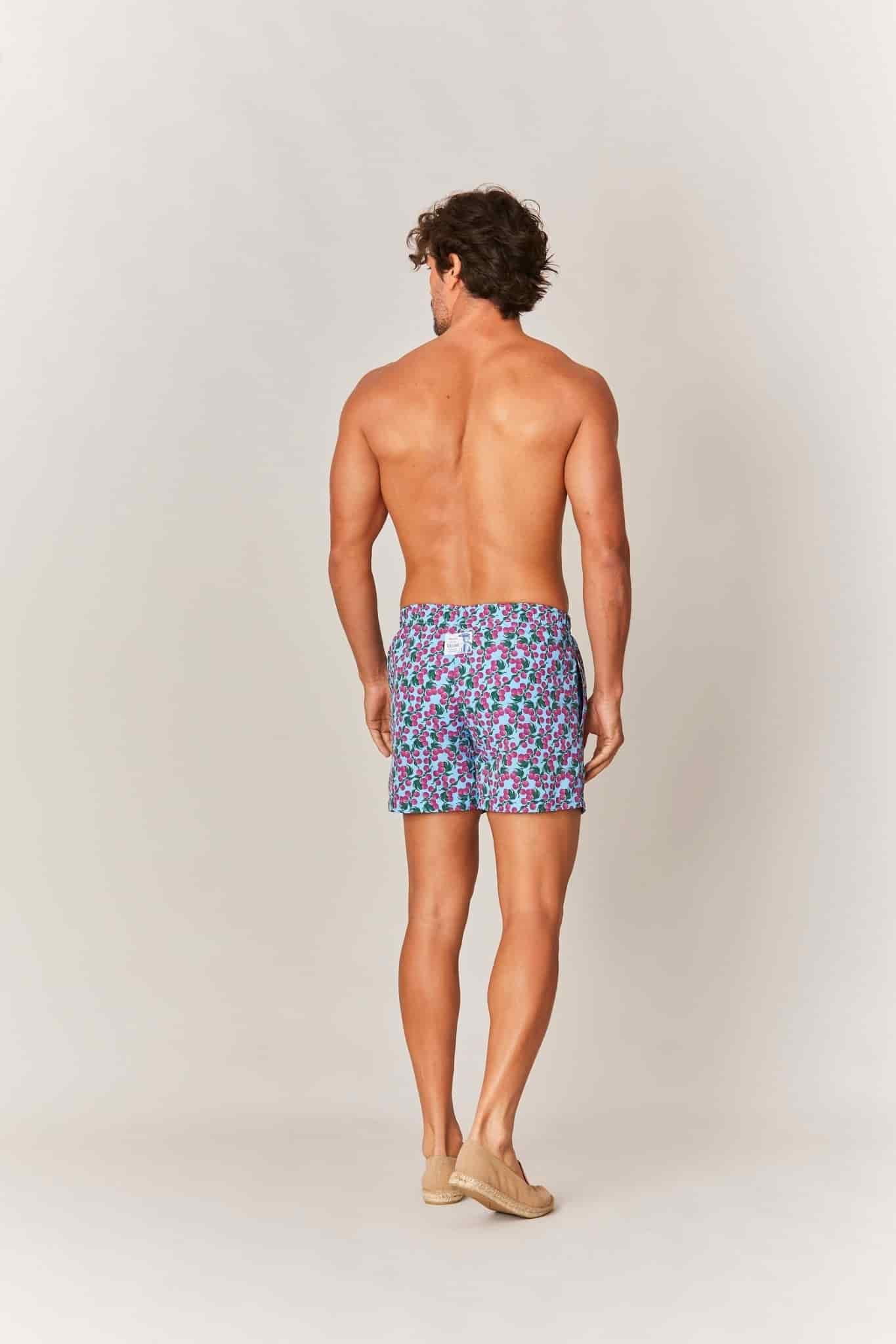 Men's grosevallas swim trunk fuxia - miniatura 4