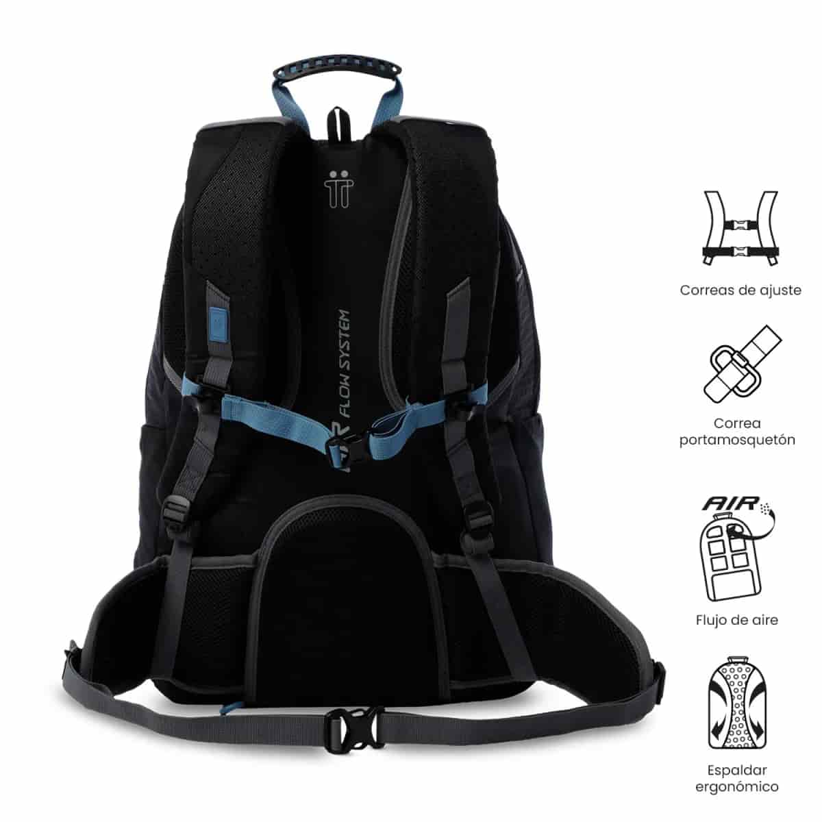 Morral Outdoor Summit 32 Pequeño Negro - miniatura 1
