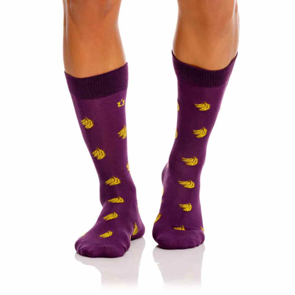 MEDIA CASUAL GUINEOS MORADO - miniatura 1