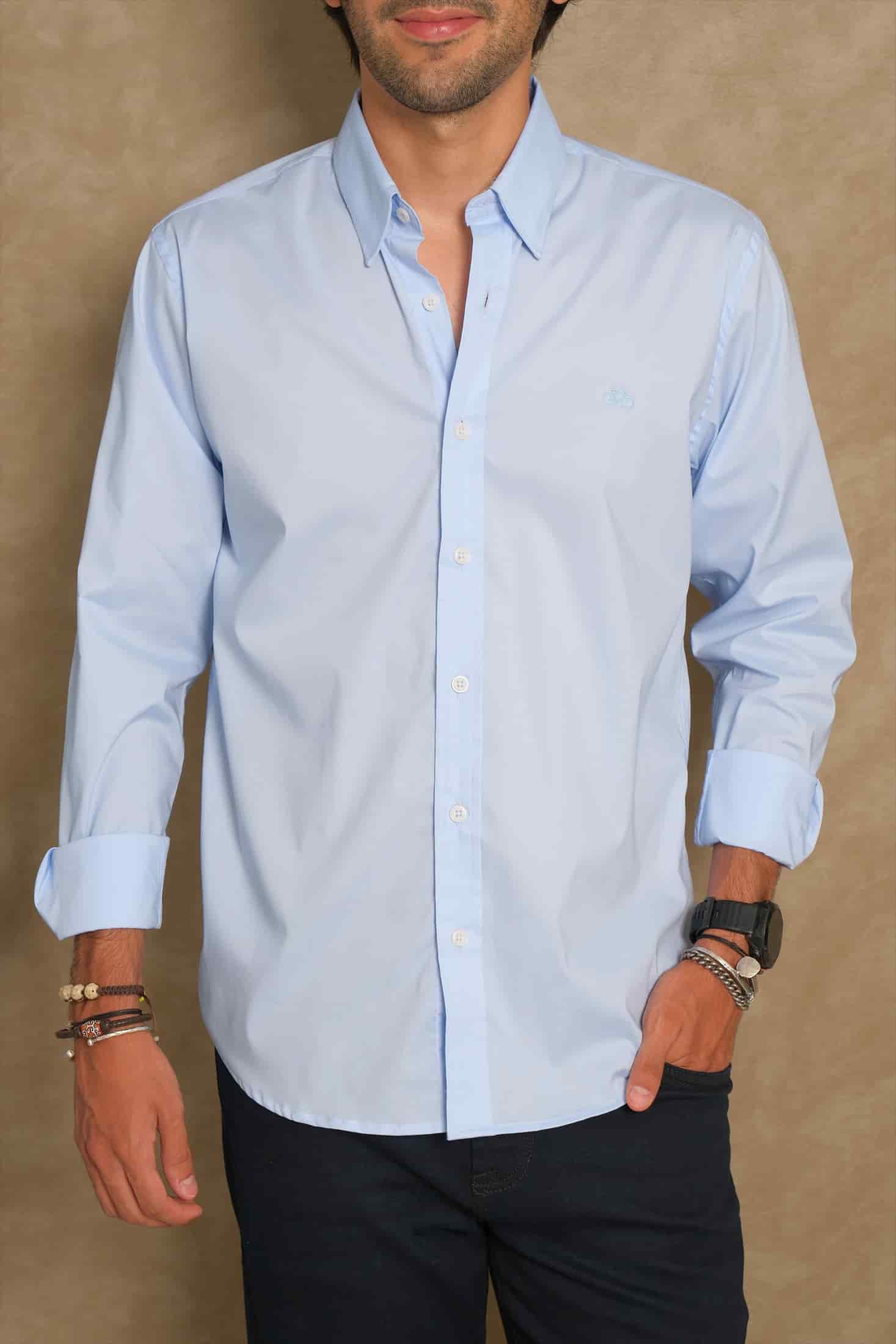CAMISA NON IRON BABY BLUE - miniatura 1
