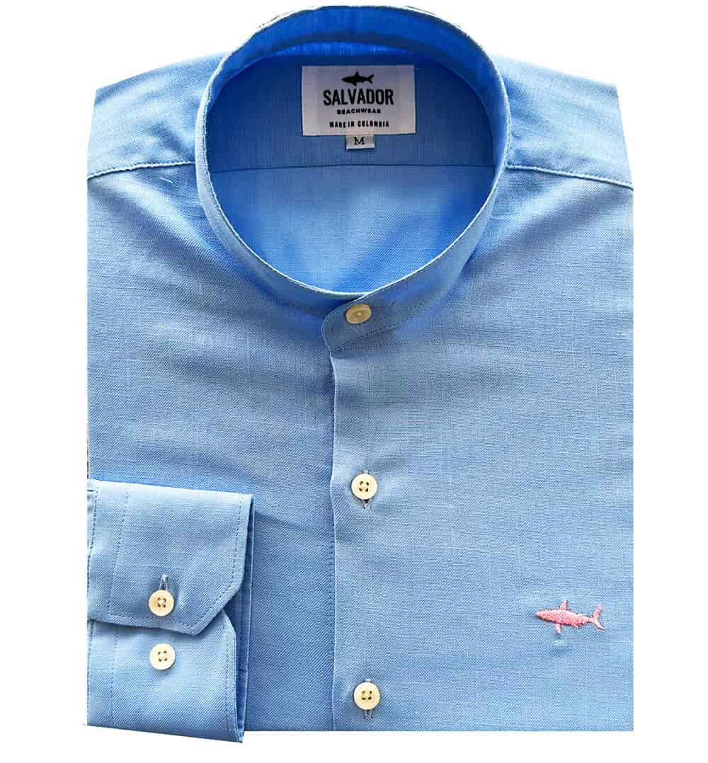 CAMISA NERU AZUL MEDIO - miniatura 1