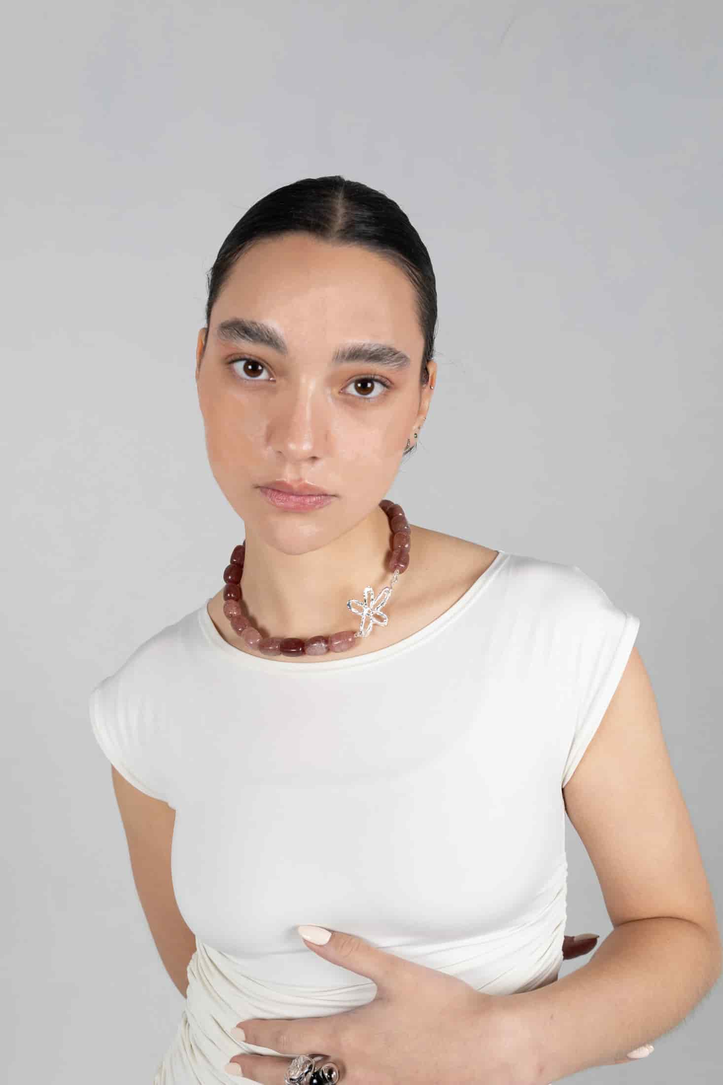 collar flor tropical - miniatura 4