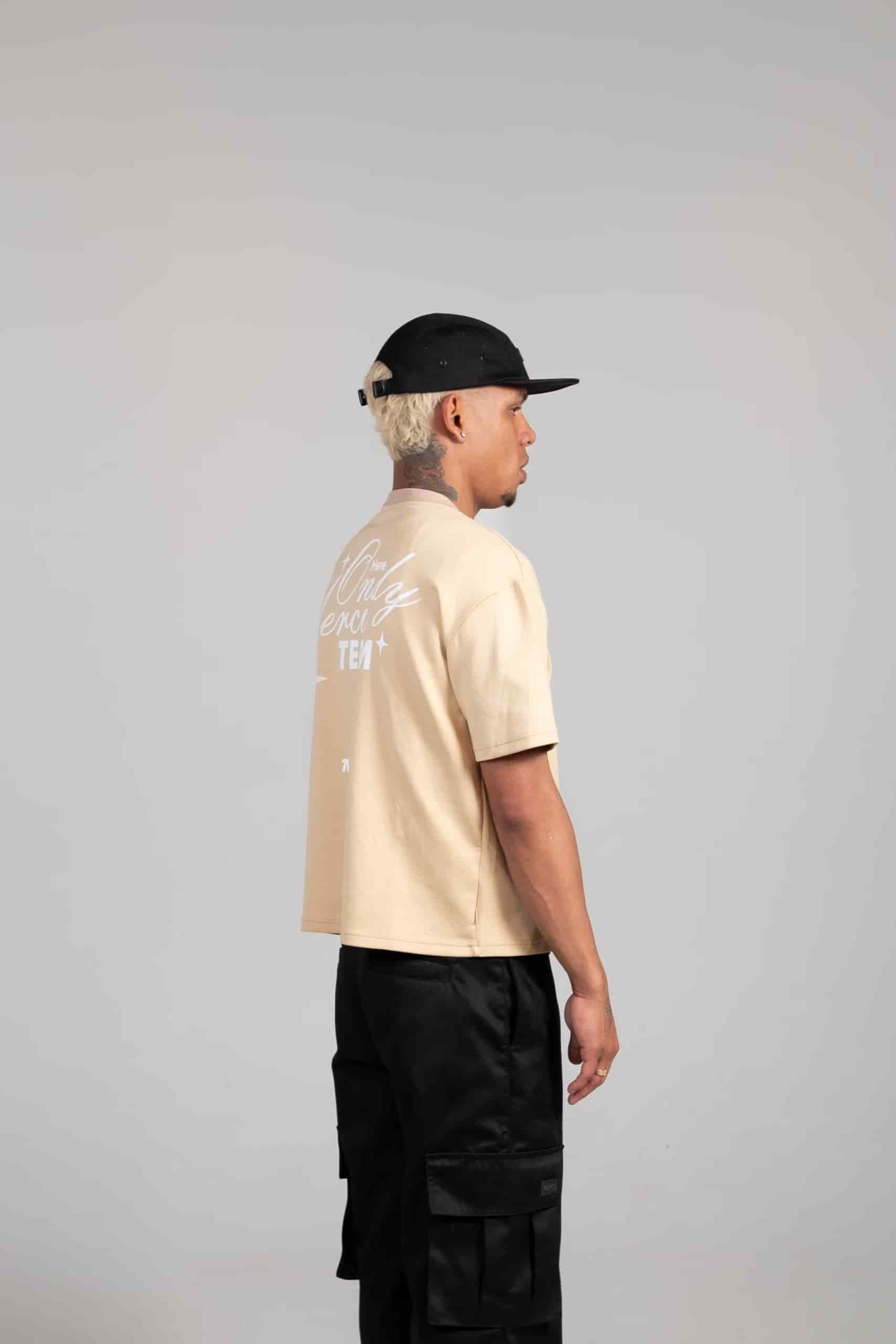Camiseta boxy-fit beigie - miniatura 4