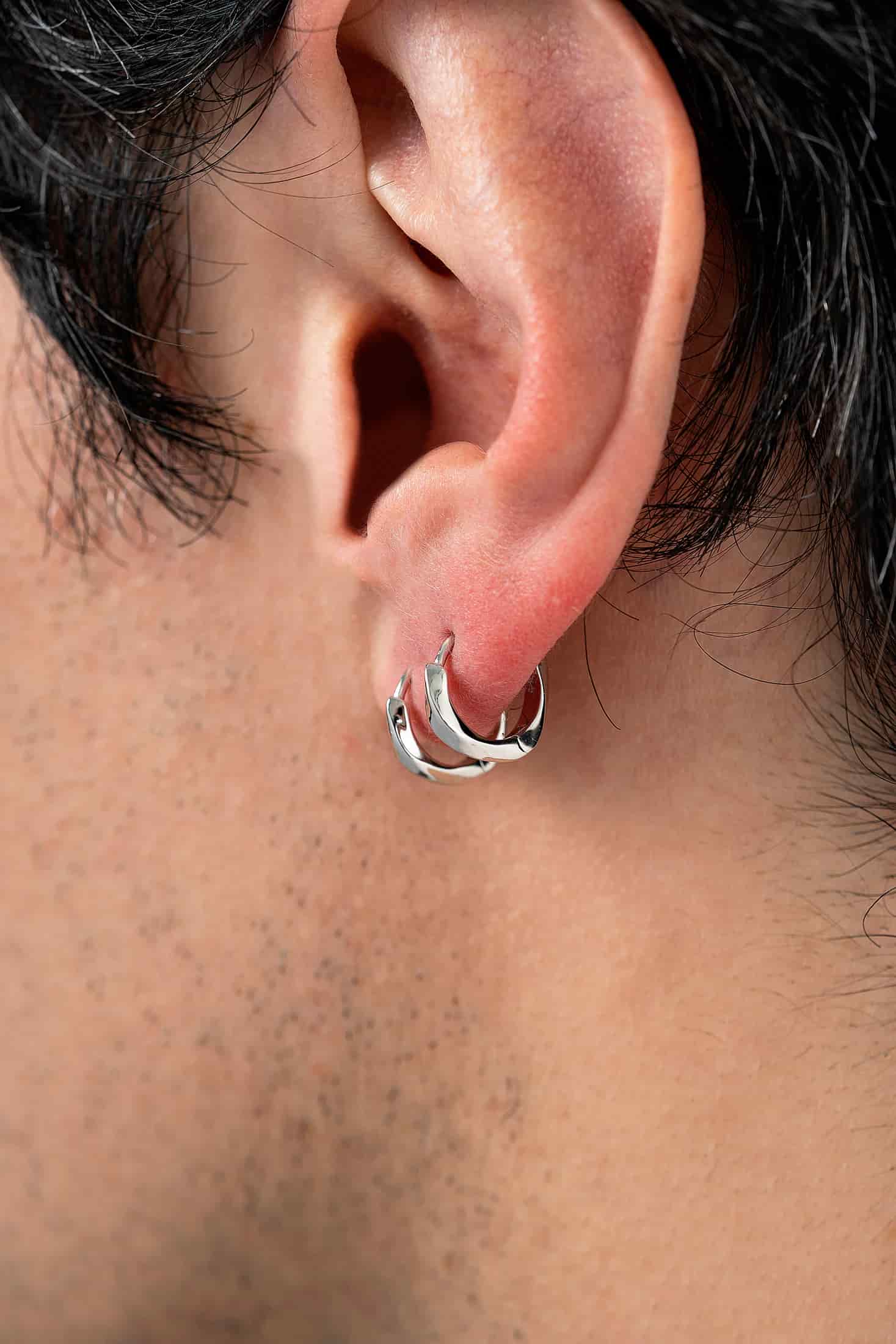P8 | ARETES TORNADO EN PLATA 925 - miniatura 2