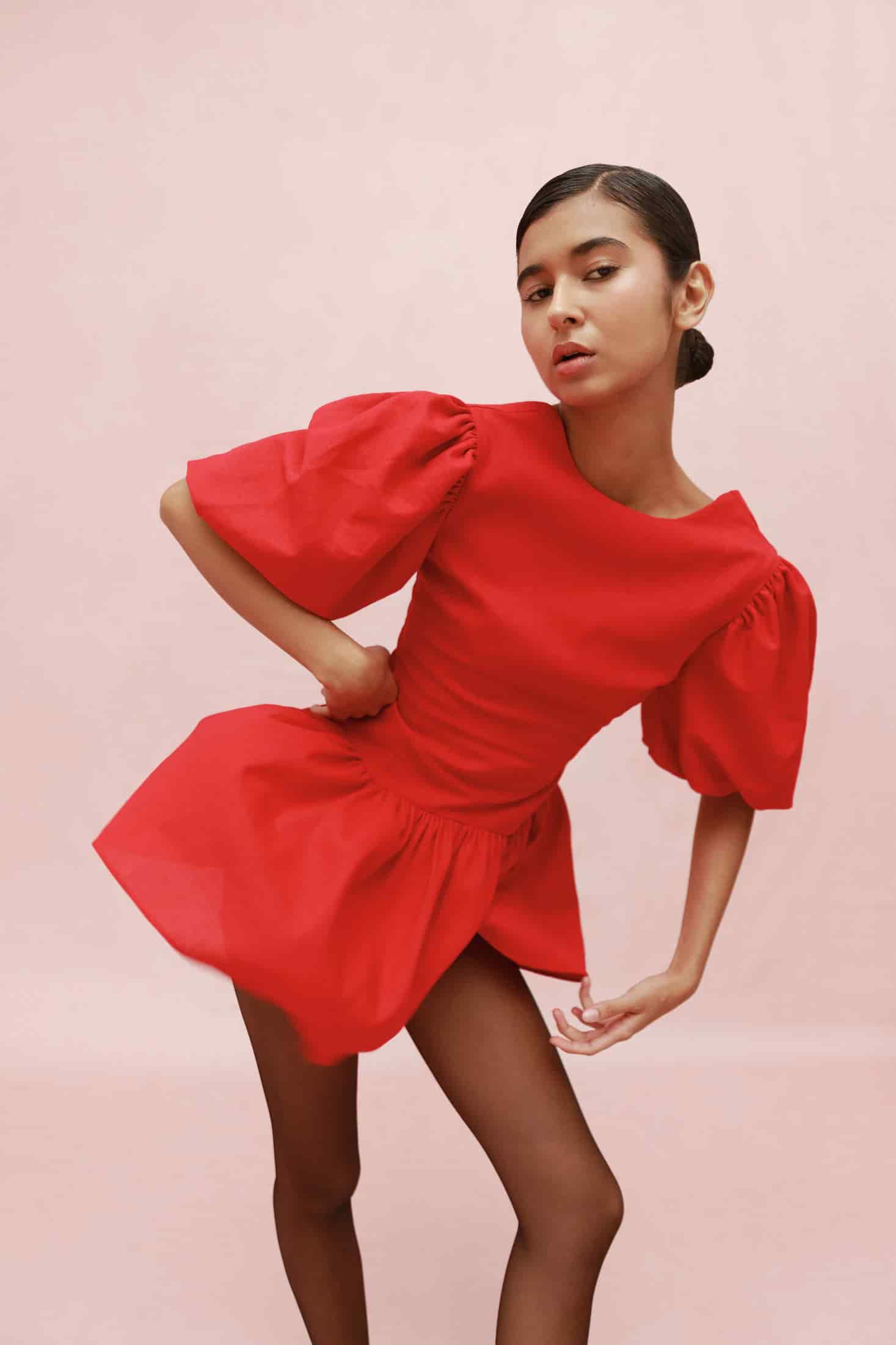 SONSOL DRESS (CHERRY) - miniatura 1