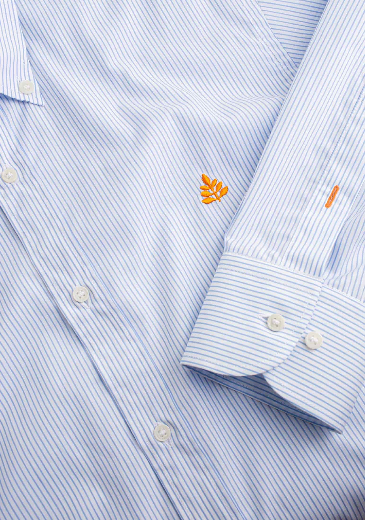 Camisa H CBD Rayas L-Nar Azul Claro - miniatura 3