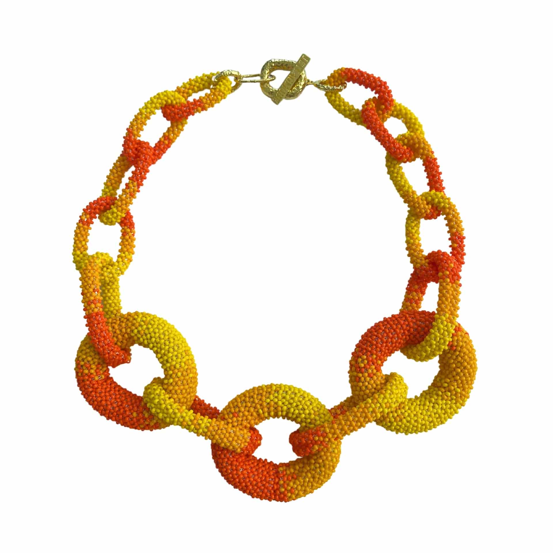 Link Beaded Necklace - miniatura 6