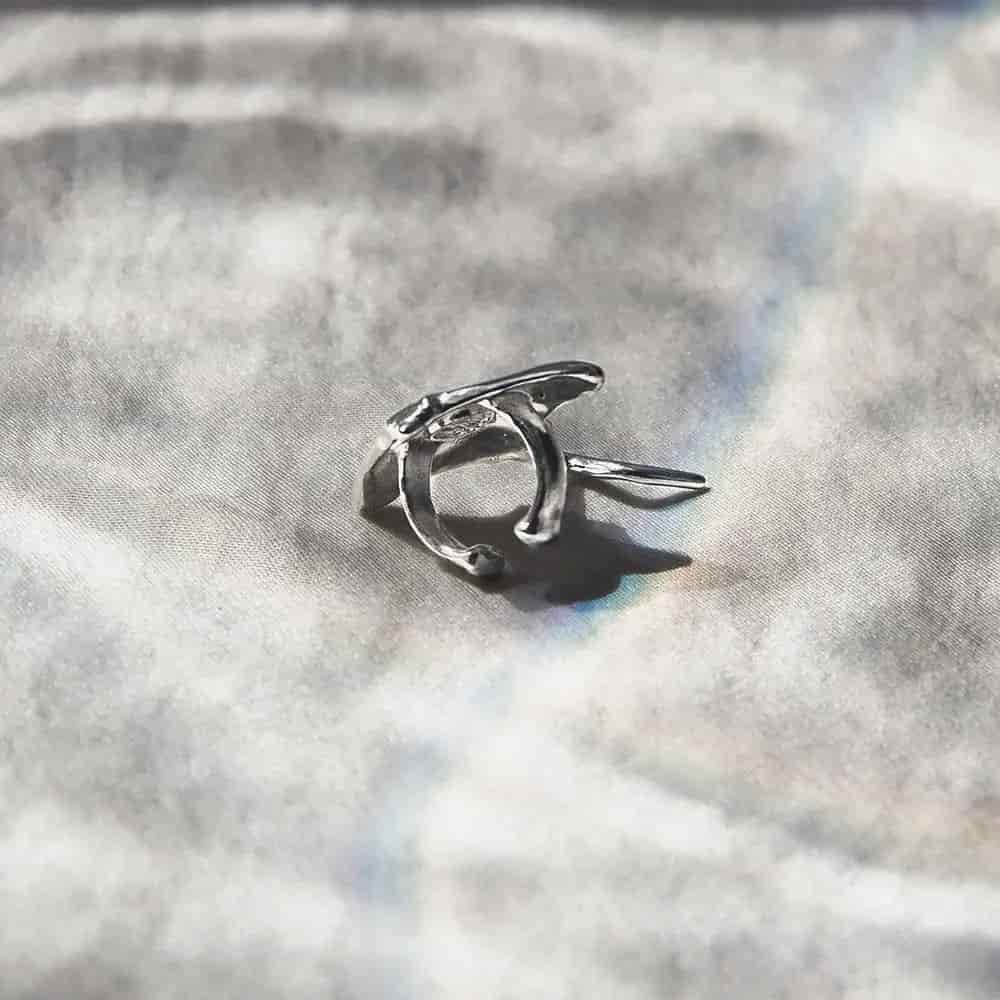 Earcuff Raya águila moteada - miniatura 5