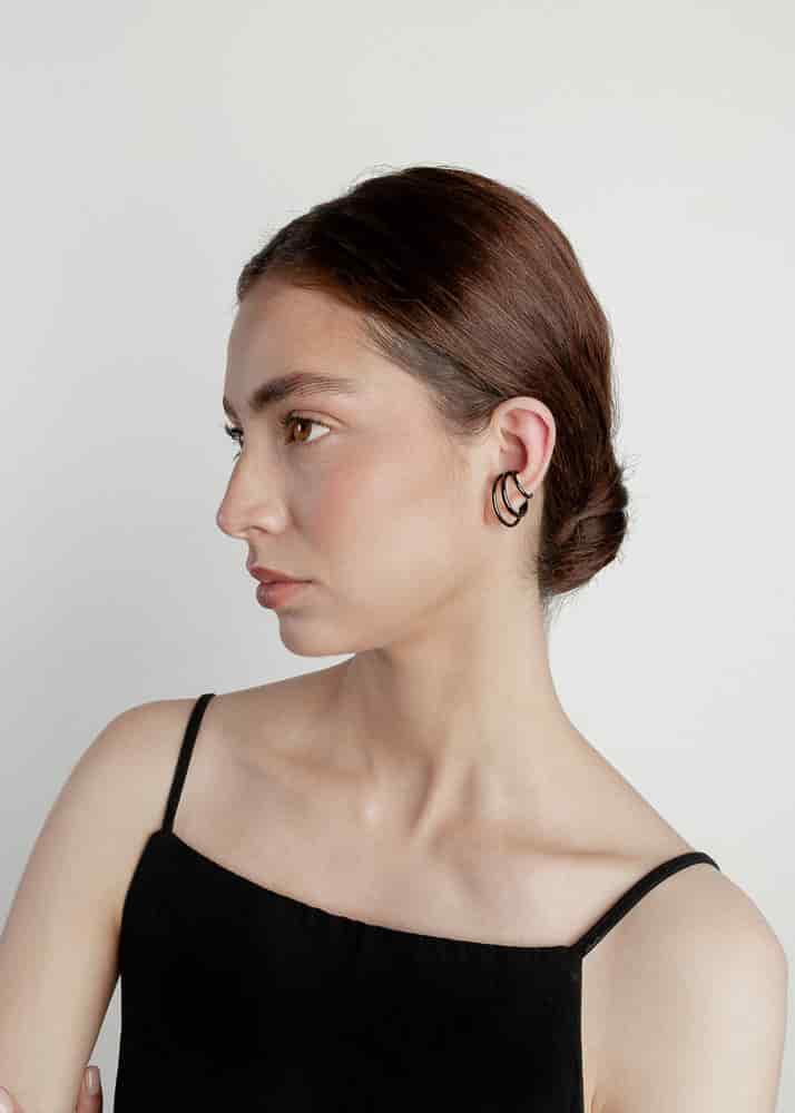 Nethos Trio Earcuff Negro - miniatura 4
