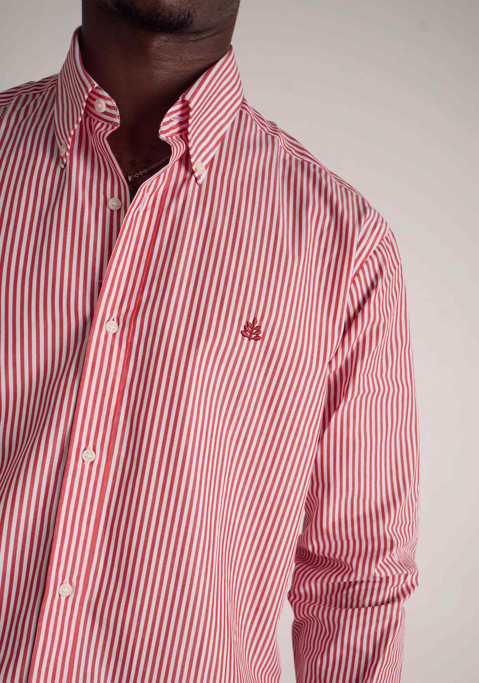 Camisa H CBD Rayas Med L-Vin Cereza - miniatura 4