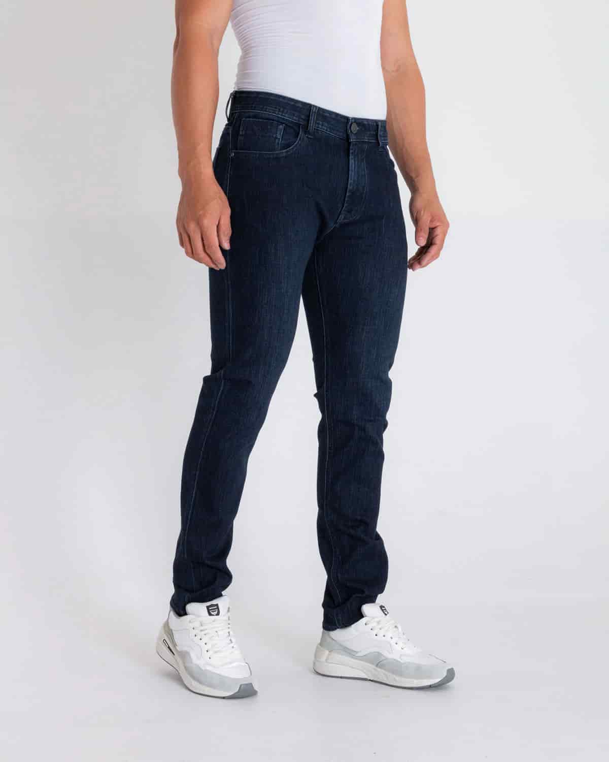 Jean regular tono oscuro para hombre - miniatura 2