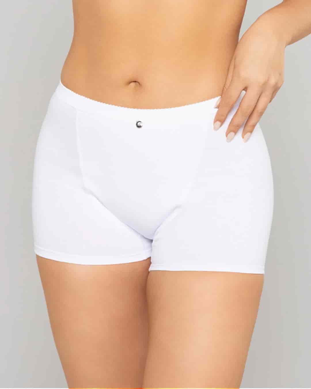 Boxer Femenino Tiro Alto Control Suave en Algodón con Efecto Levanta Cola Ref. 8058 - miniatura 4