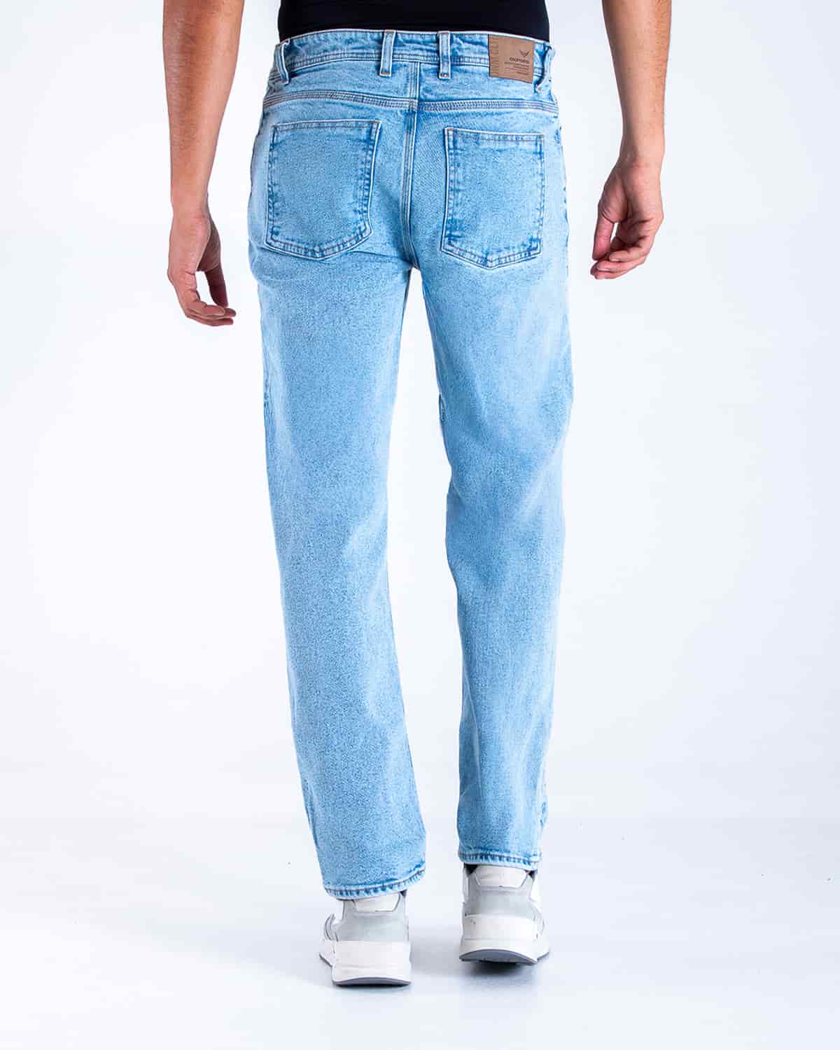 Jean straigth tono claro para hombre - miniatura 3