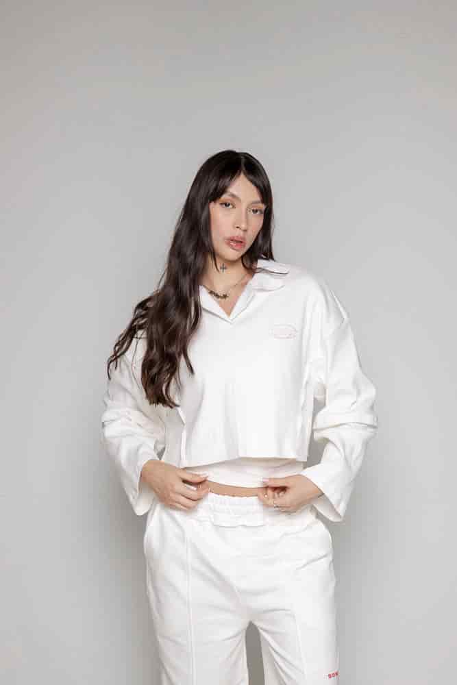 Buzo Dama Courage Tipo Polo-Beige - miniatura 4