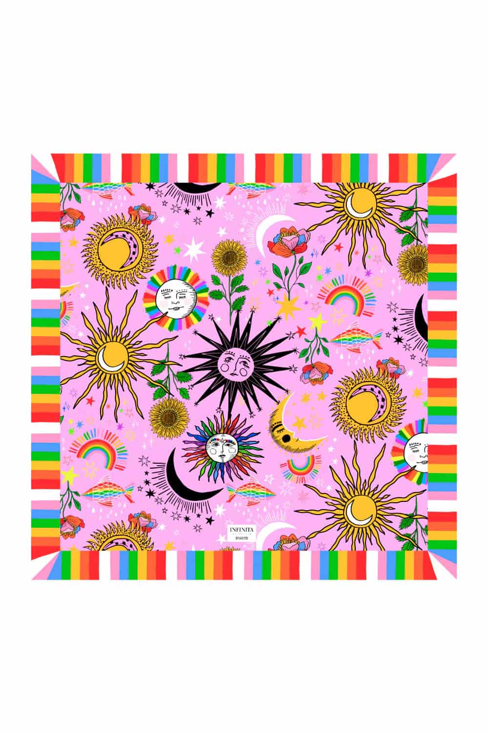 Pañoleta / Madre Luna, Padre Sol Rosa - miniatura 3