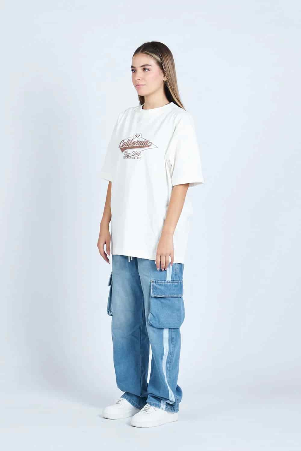 Pantalon cargo DENIM con hiladilla | DROP 03 | - miniatura 2