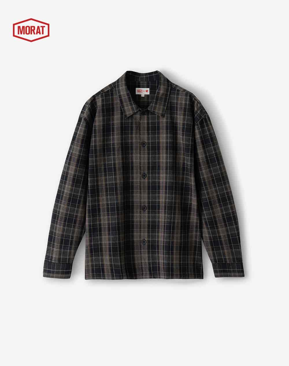 Camisa overshirt cuadros unisex GEF | MORAT - miniatura 8