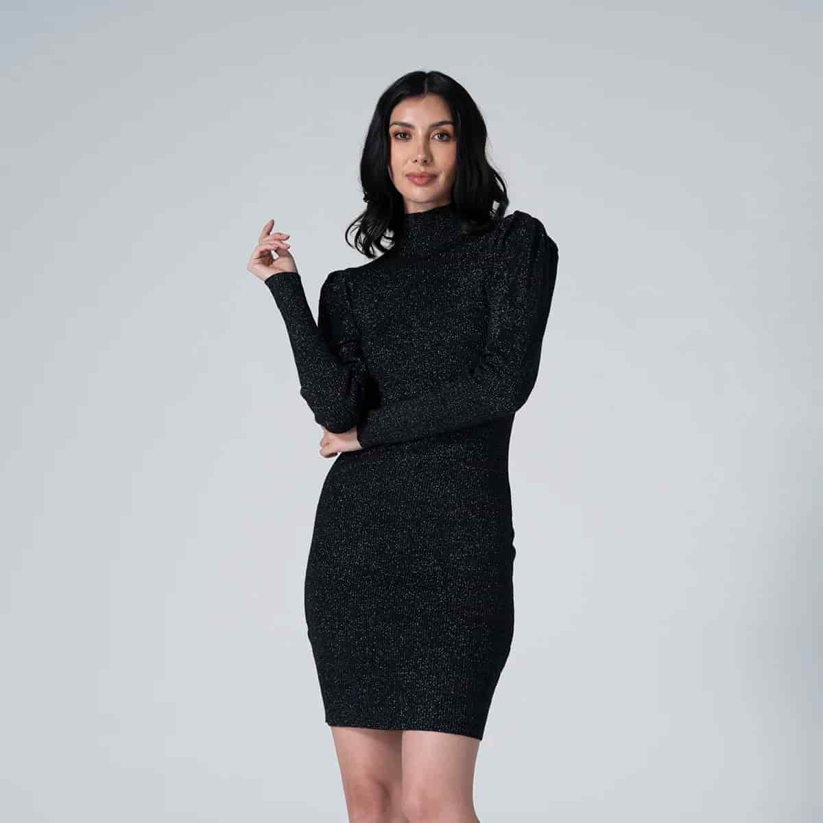 Vestido Tejido Cuello Alto Victory - miniatura 2