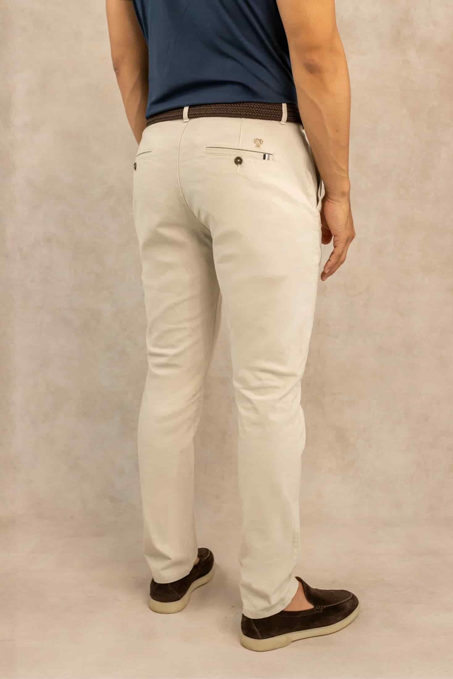 Pantalon Elastico Marfil - miniatura 4