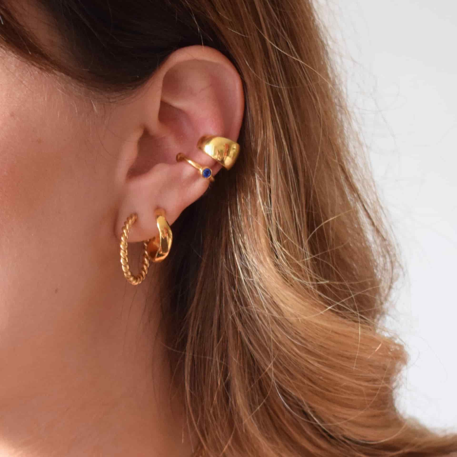 Ear Cuff Circon Azul - miniatura 2