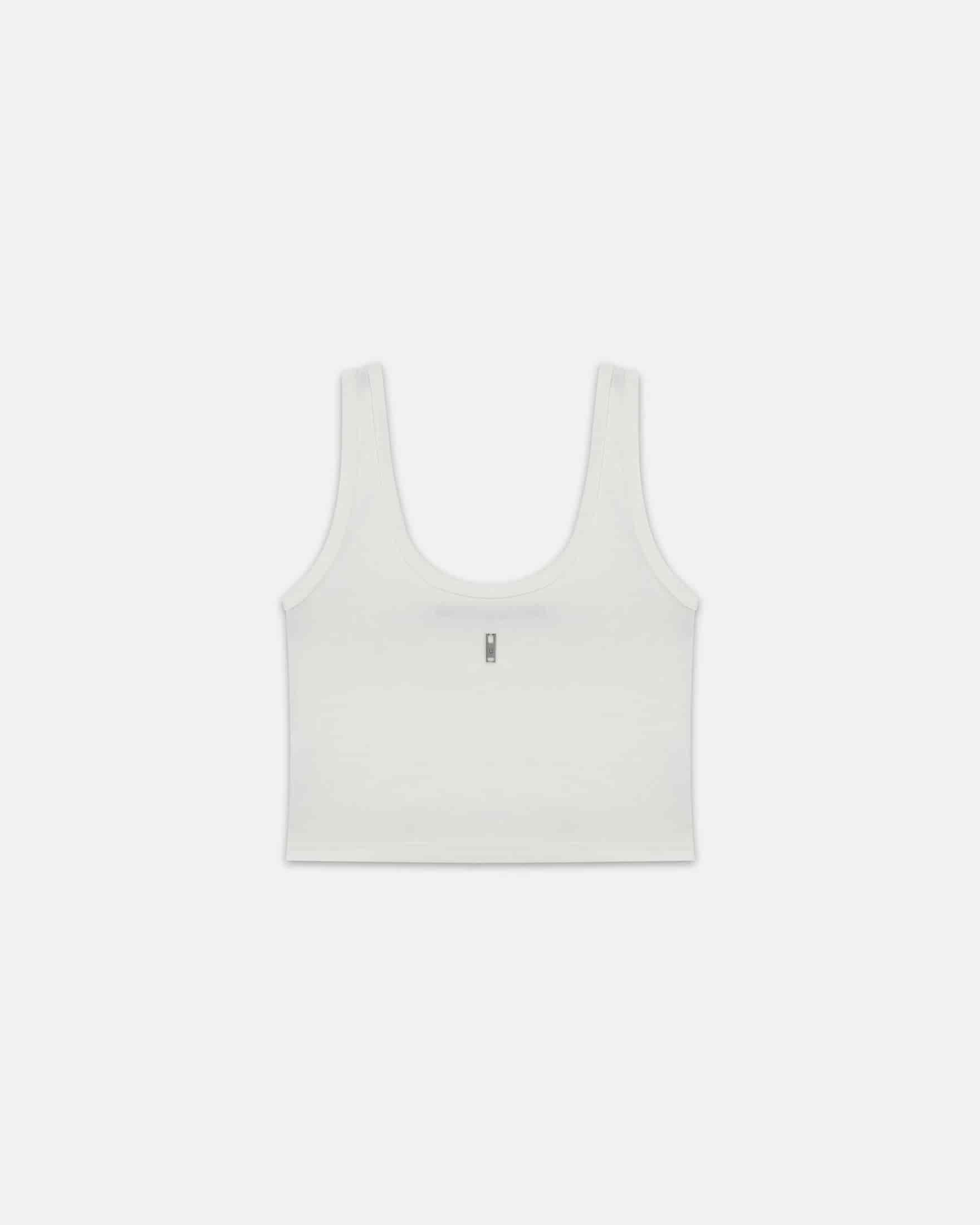 W Line Basic Tank Top White - miniatura 3
