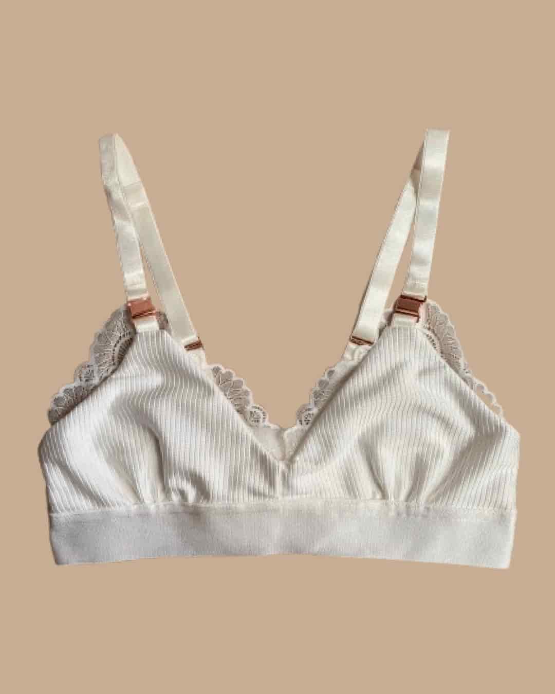 Bralette lactancia - PERLA Blanco - miniatura 3