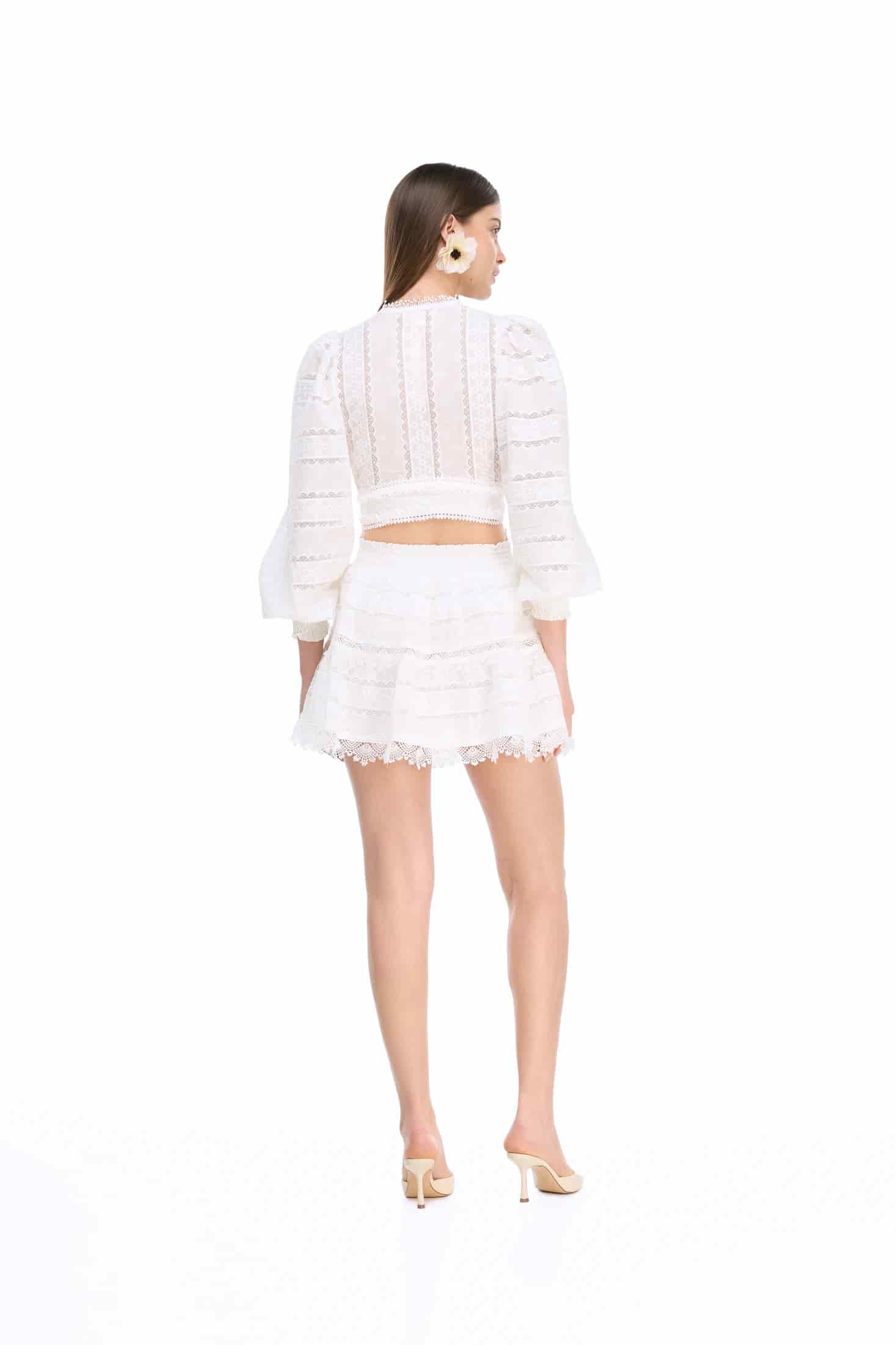 FIRA SKIRT WHITE - miniatura 3