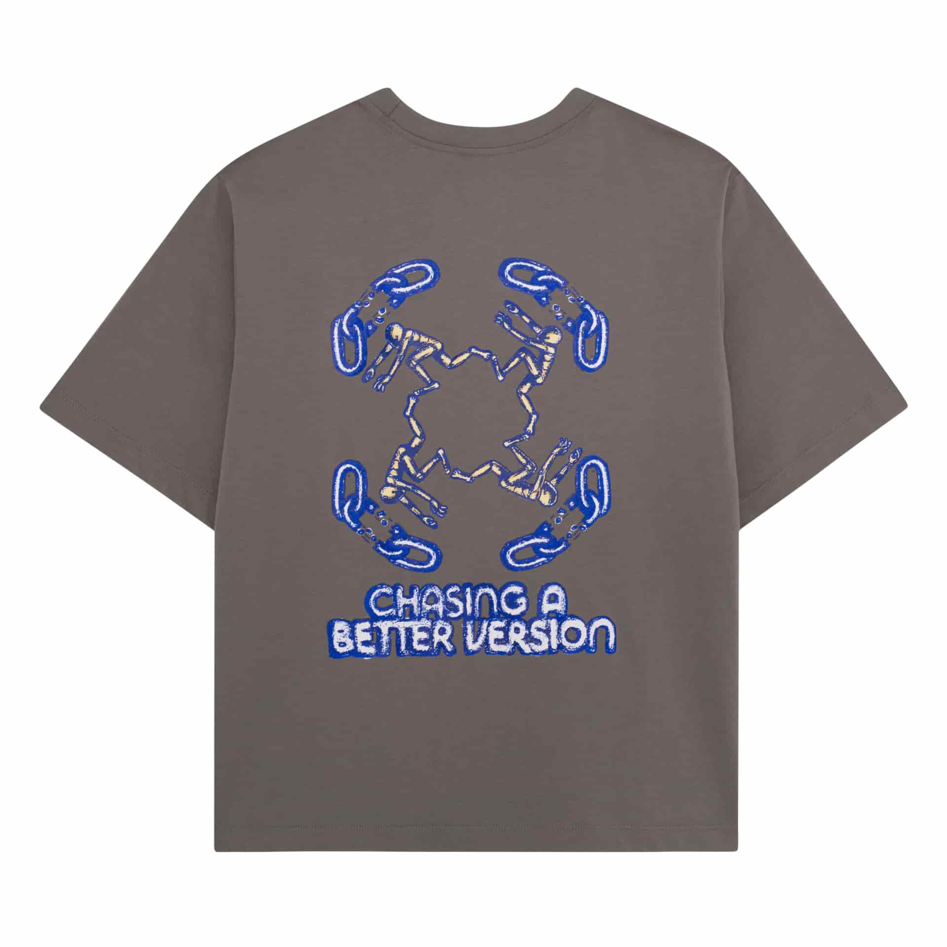CAMISETA BETTER VERSION GRIS - miniatura 1