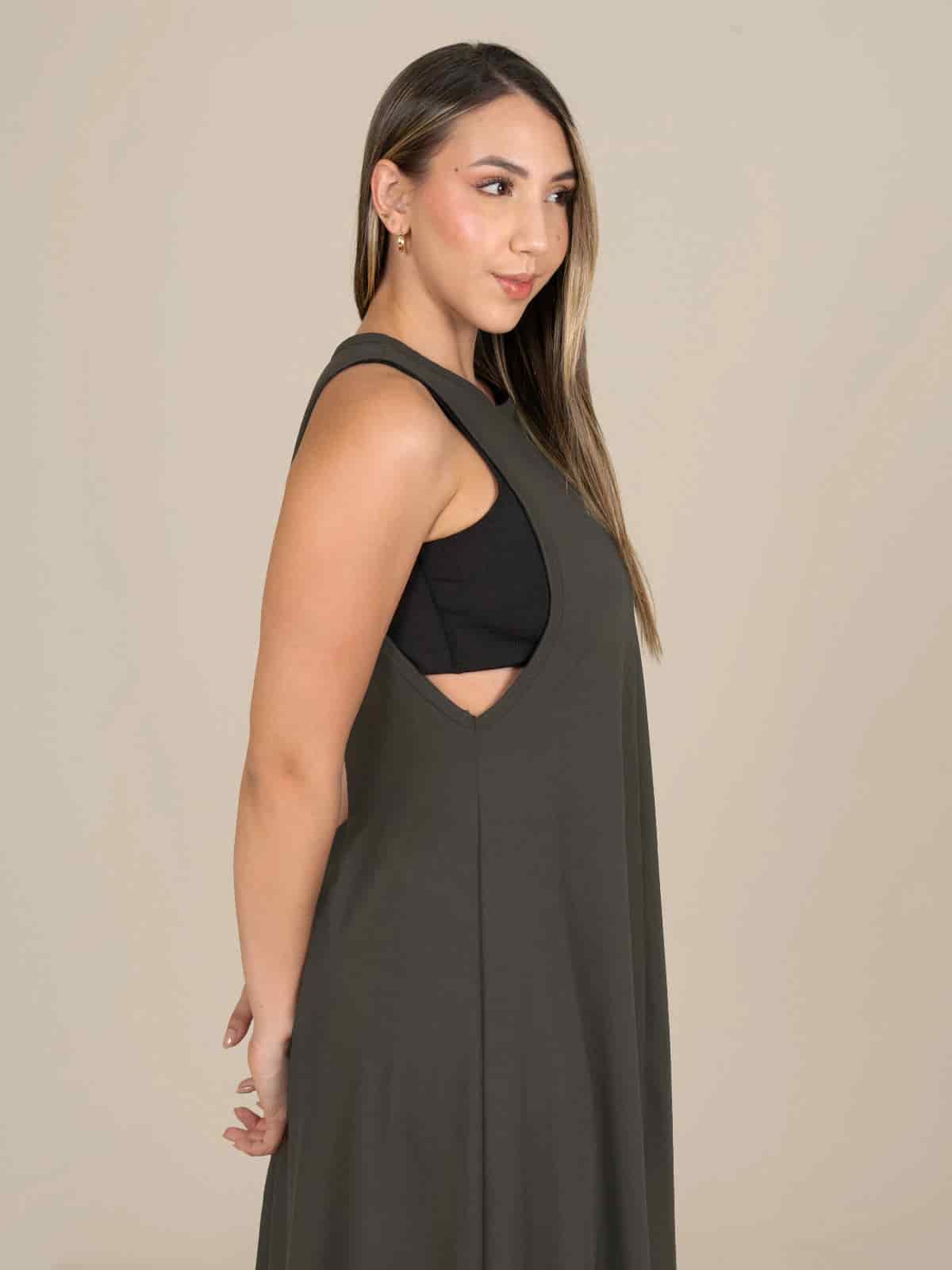 Vestido danila melon negro - miniatura 5