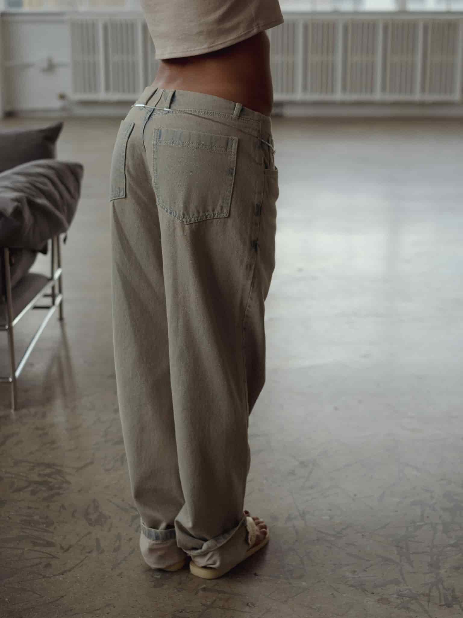 NEW WAISTLESS JEAN - DIRTY PINK - miniatura 8
