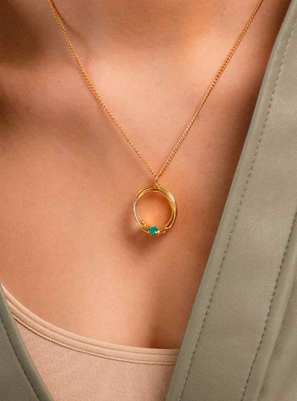 Collar Geo Esmeralda - miniatura 2