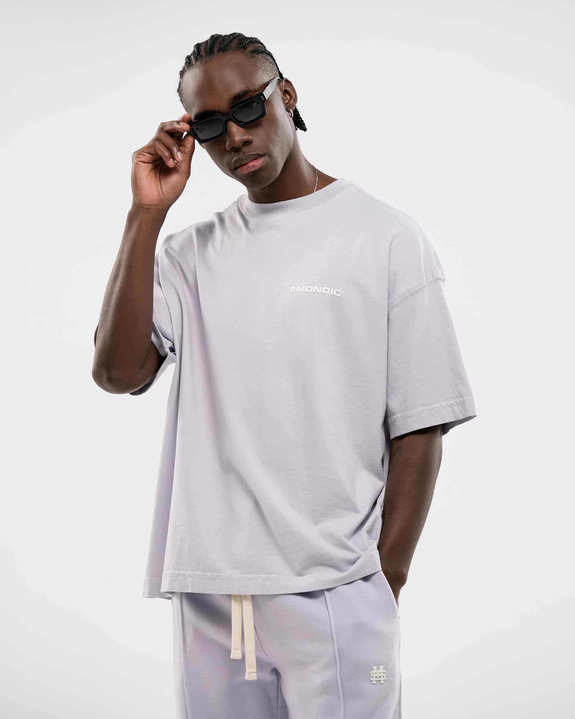 Camiseta Boxy Fit Básica V2 - Lila - miniatura 2