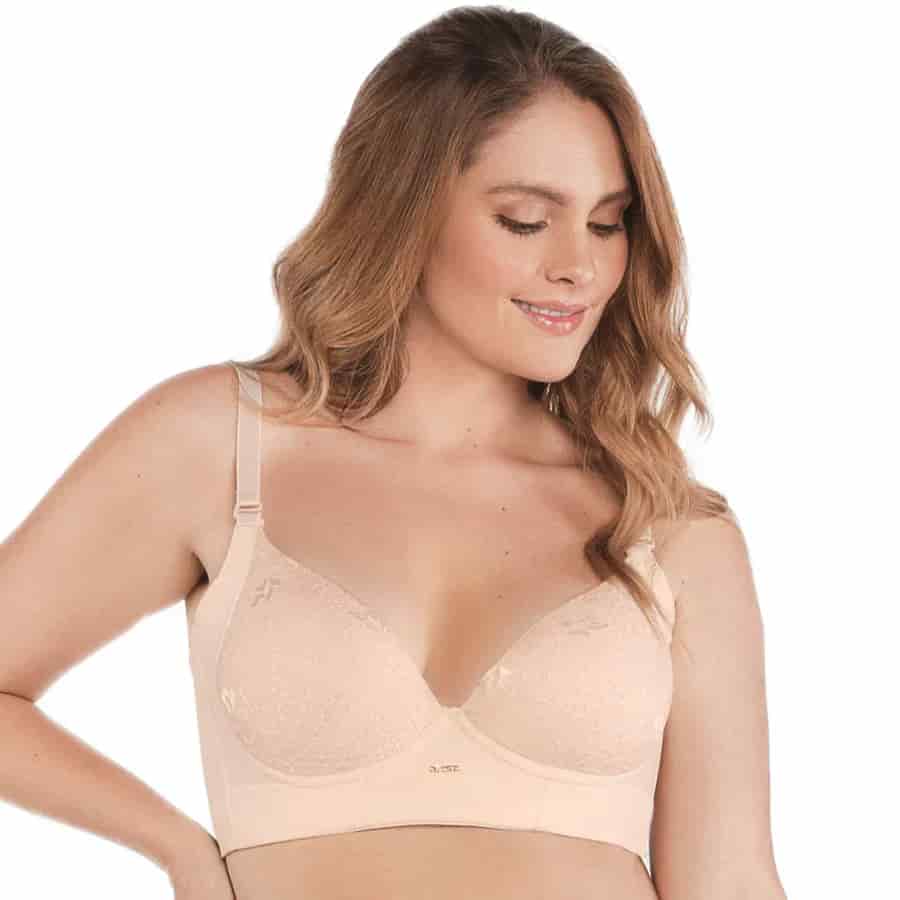 BRASIER REALCE NATURAL CON COPA EN BLONDA - miniatura 2