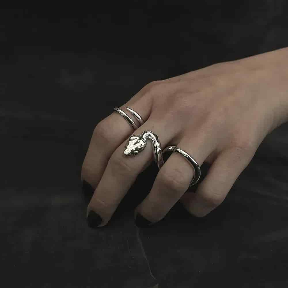 Anillo Culebra Ojo de Gato - miniatura 1