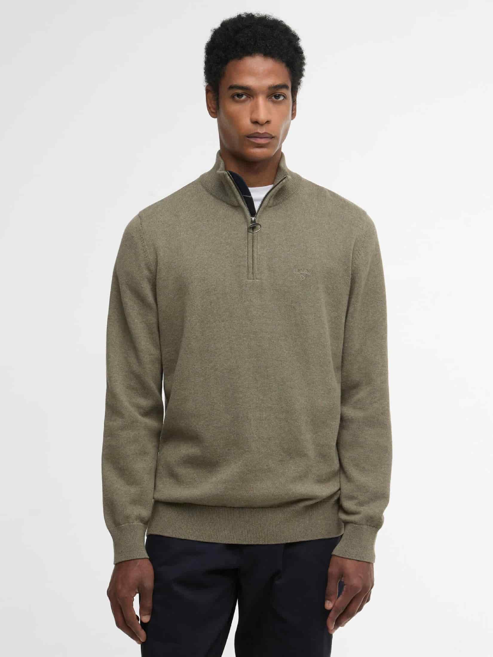 Cotton Quarter-Zip Jumper - miniatura 22
