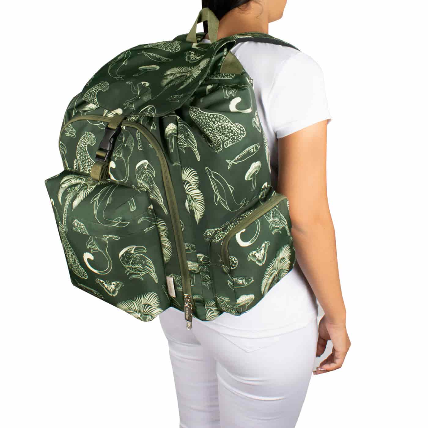 Morral Mochilero XL ULTRA Estampado Amazonas Citybags Multicolor - miniatura 7