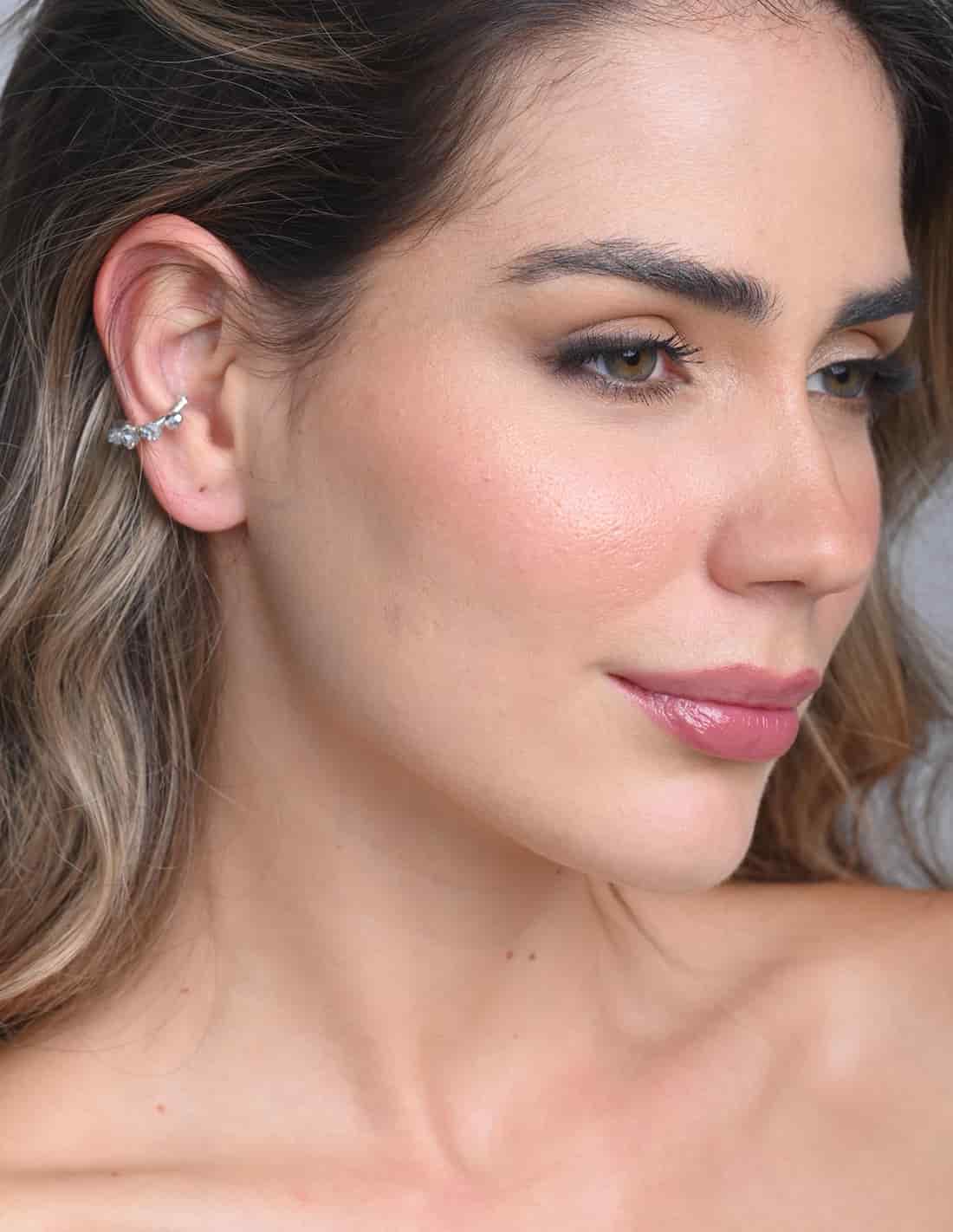 Ear Cuff Jazmin Silver - miniatura 1