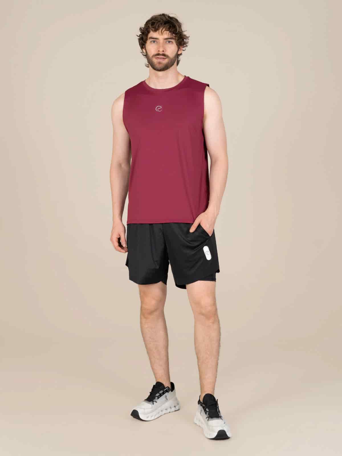 Camisilla hombre juno ibiza vino - miniatura 4