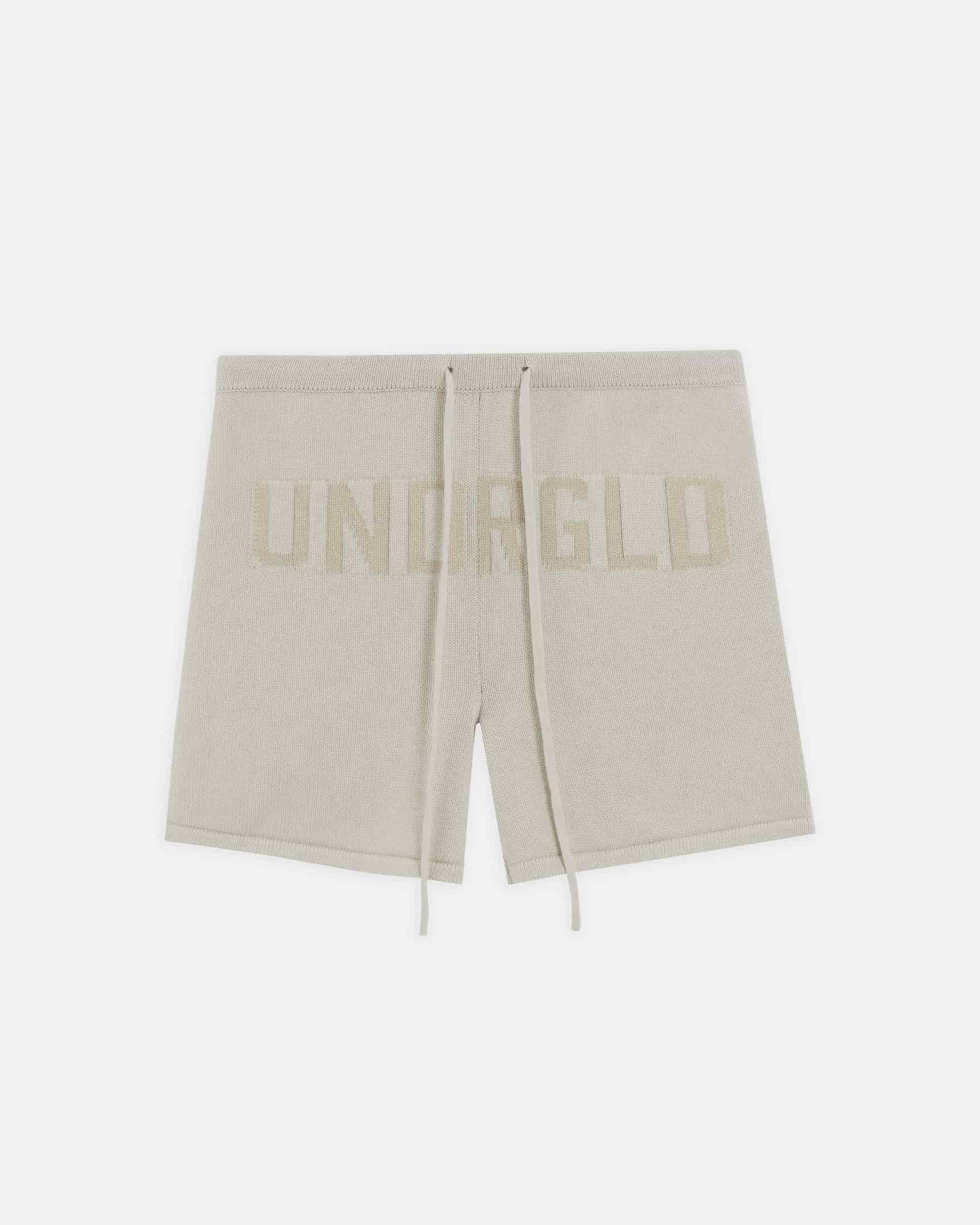 Basics UNDRGLD Knitted Shorts Cream - miniatura 1