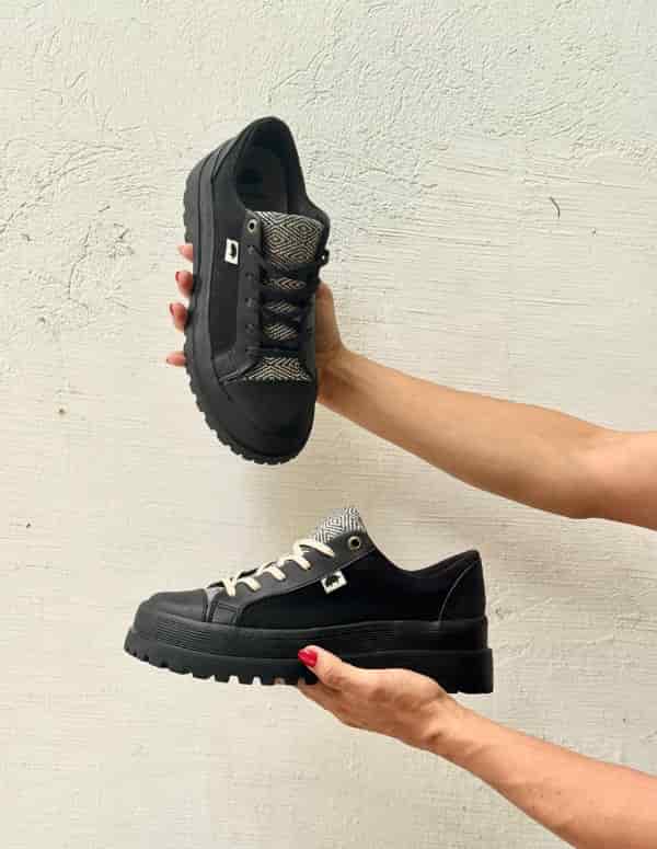 TENIS PIMP RUDE NEGRO - miniatura 2