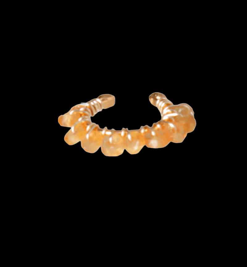 Ear Cuff Citrino Mini - miniatura 3