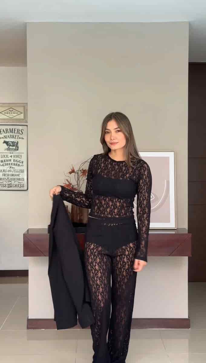 Set en Encaje Lace - Negro - miniatura 3