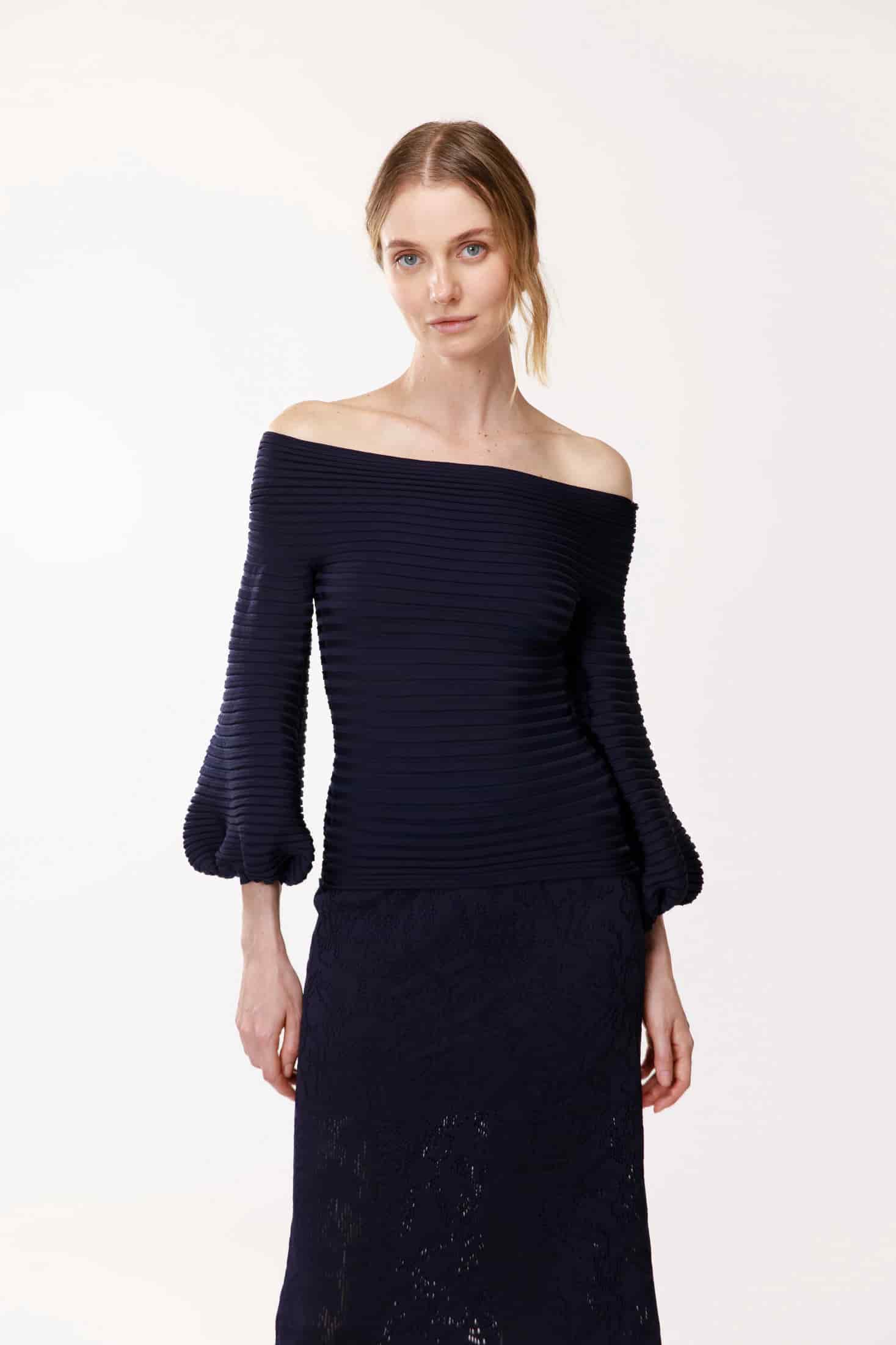 Conde Ribbed Blouse - miniatura 20