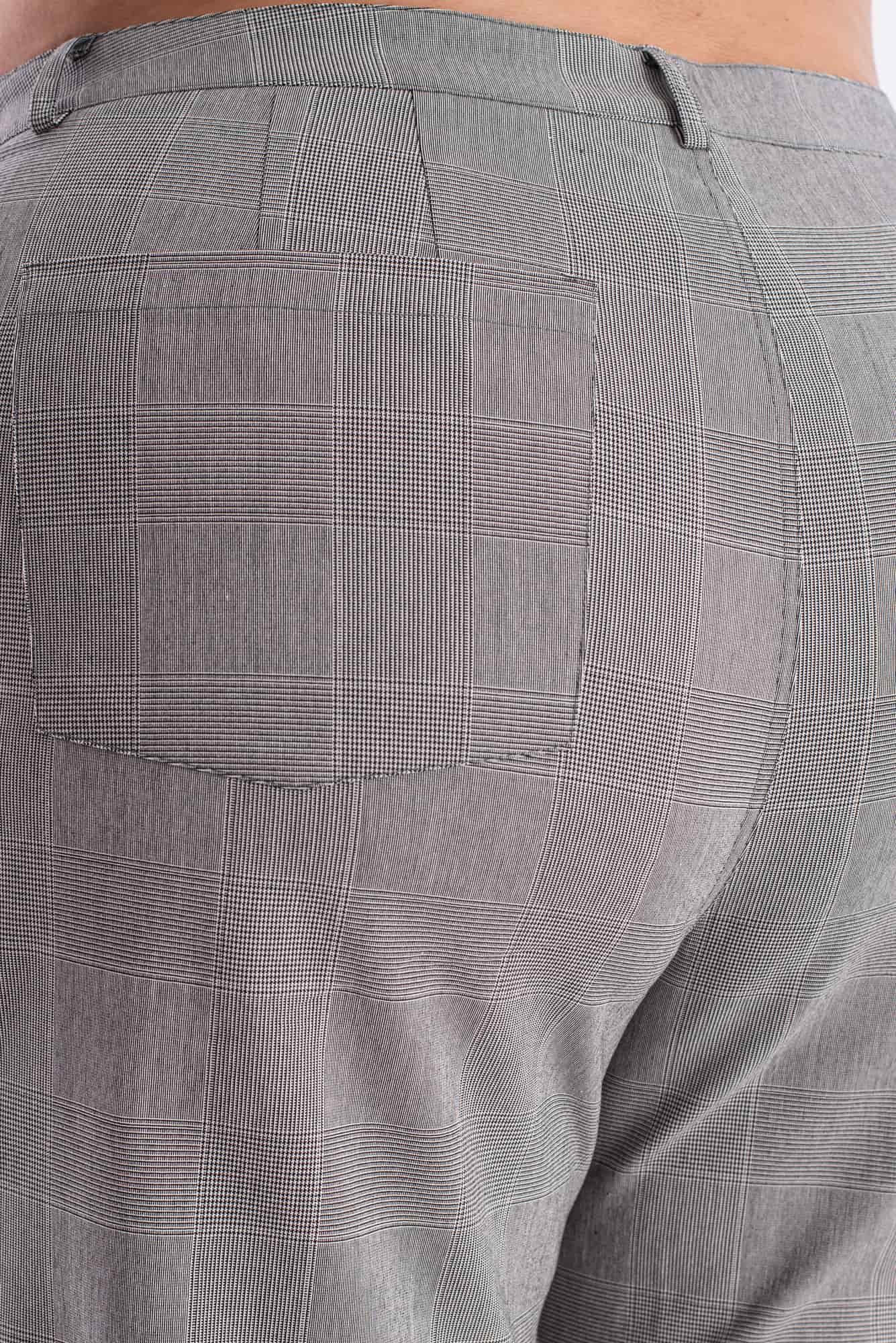 Pantalón Cuadros Gris - miniatura 7