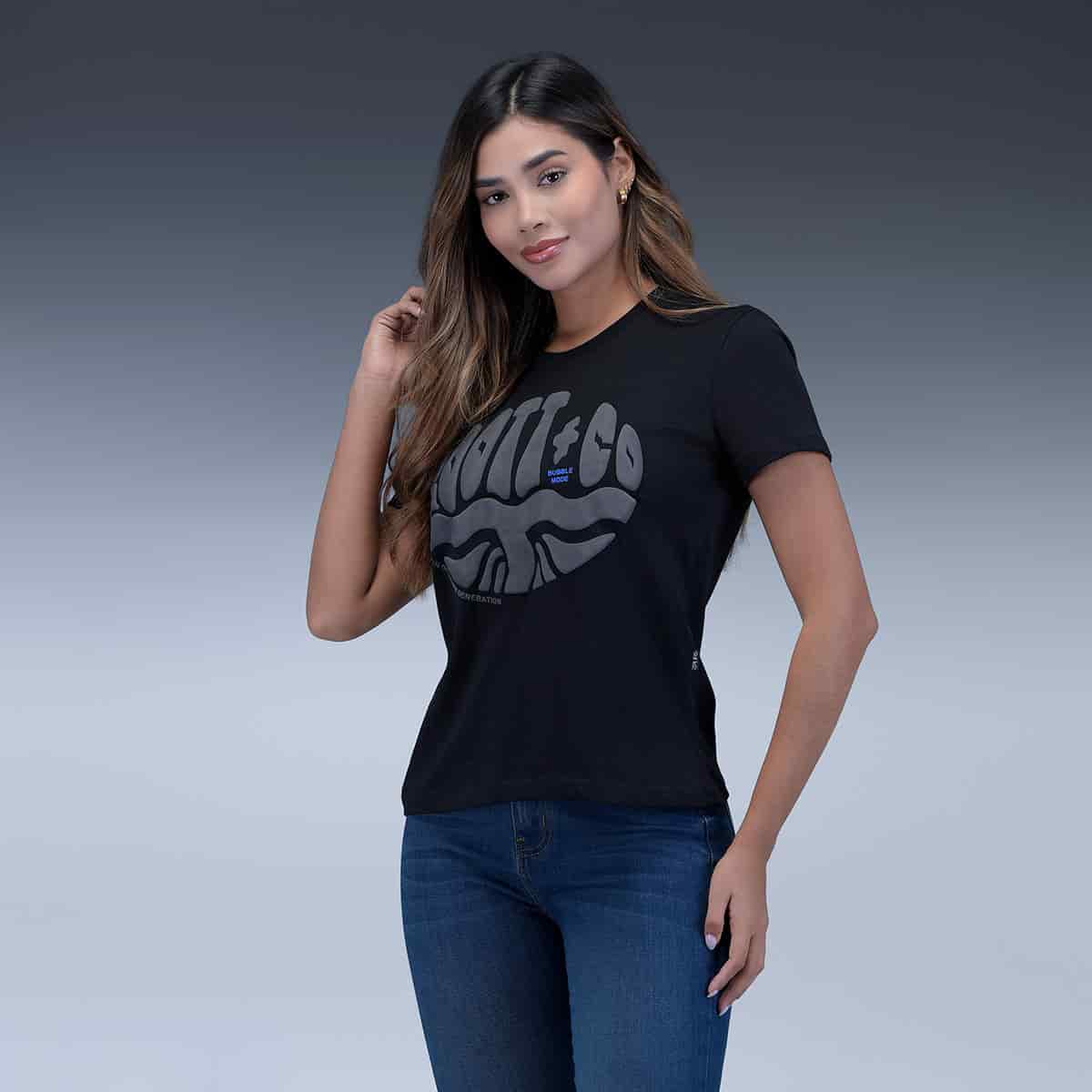 Camiseta Negra Mujer - miniatura 1