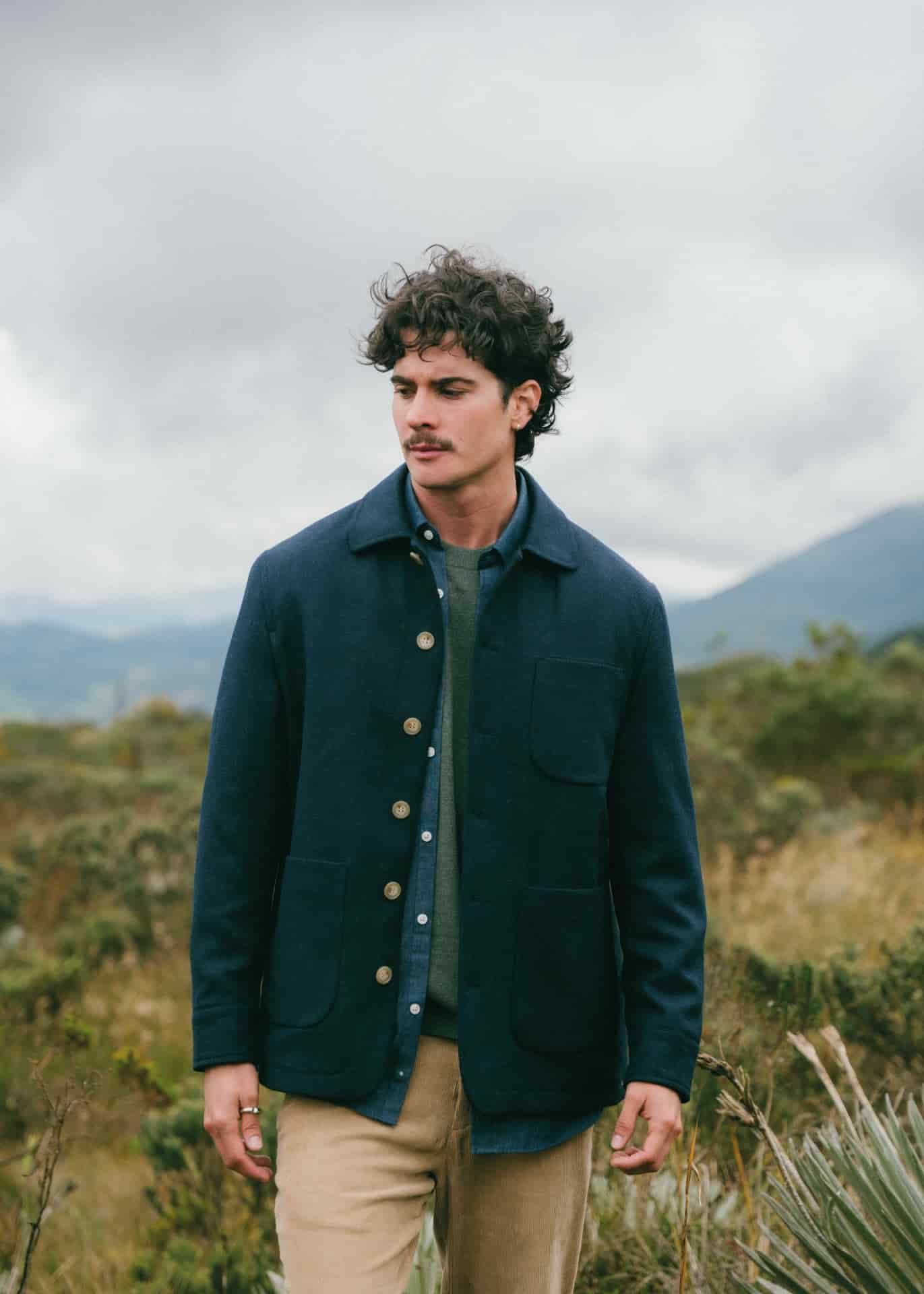 Chaqueta Porto Azul Oscuro - miniatura 3