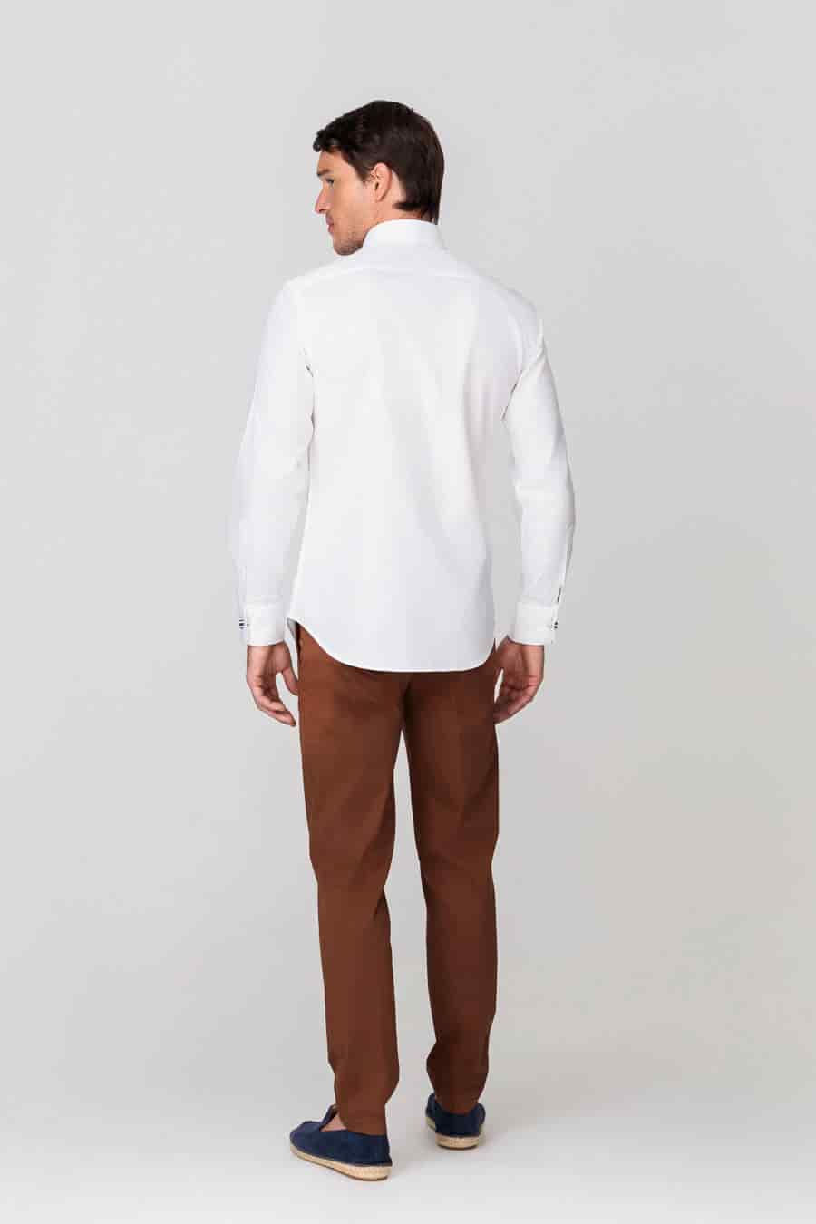 men’s cotton shirt white rx slim - miniatura 3