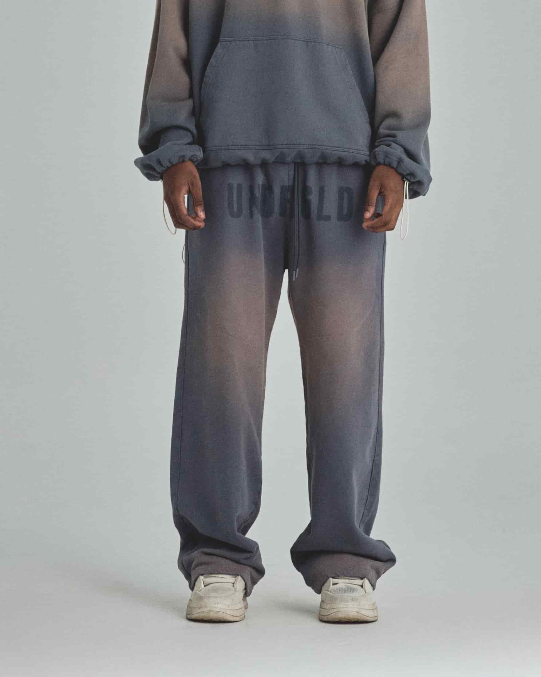Spring Worn Logo Straight Pants Sandblast Gray - miniatura 2