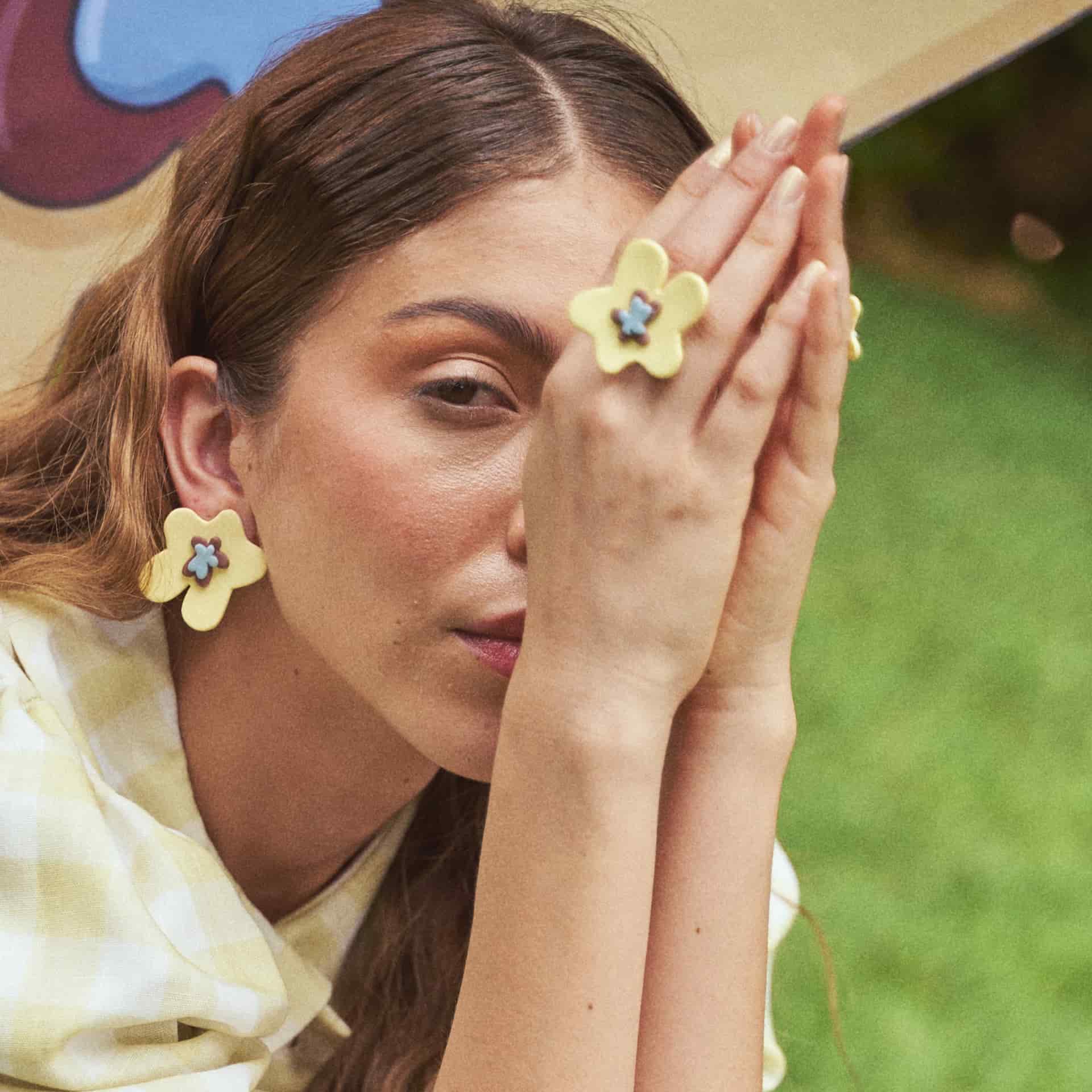 Anillo Flor de Jengibre Maxi - miniatura 3